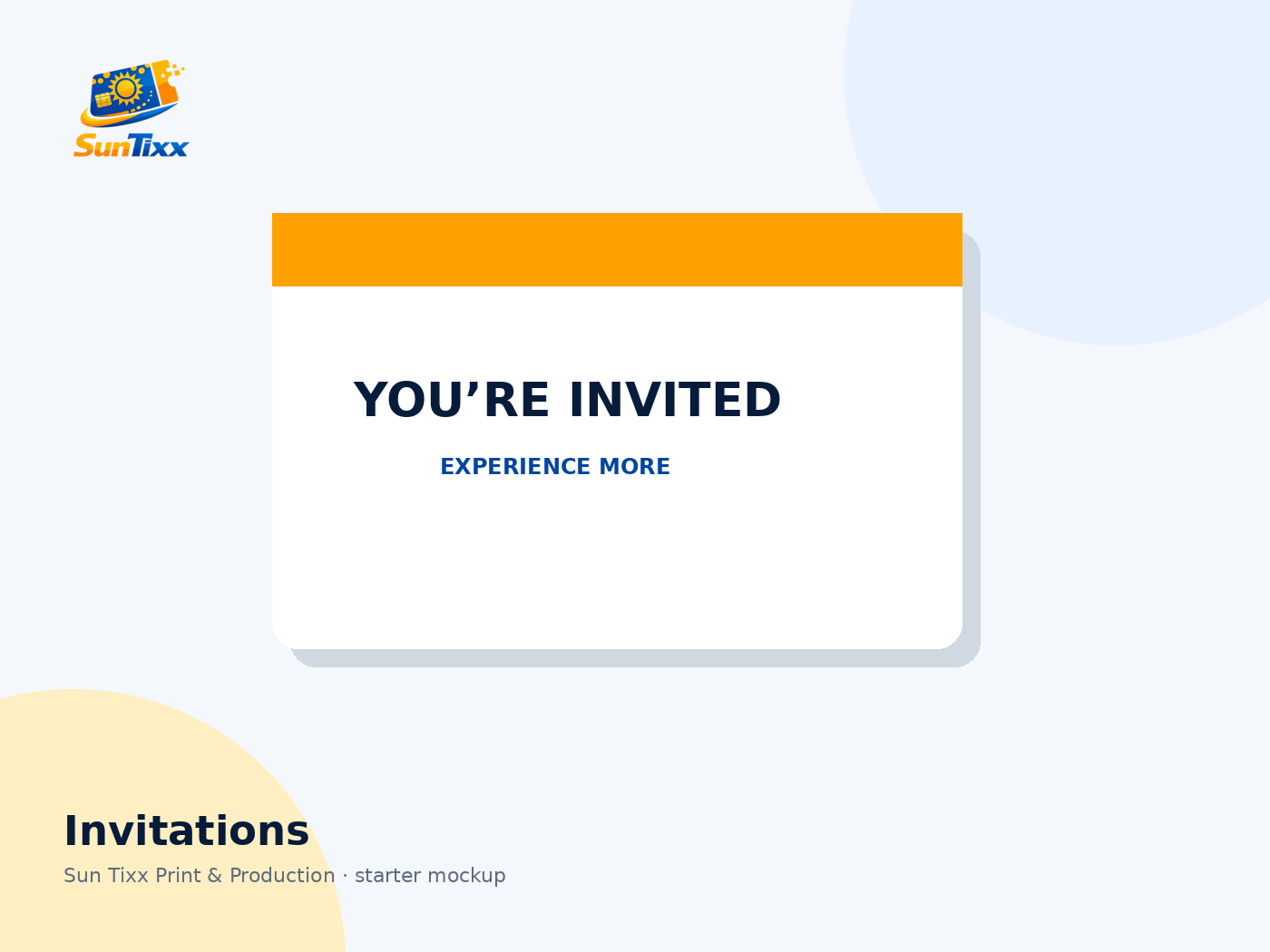 Invitations